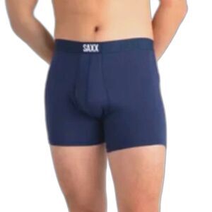 SAXX Core Cotton Boxer Brief BallPark Pouch Blue Mens Large